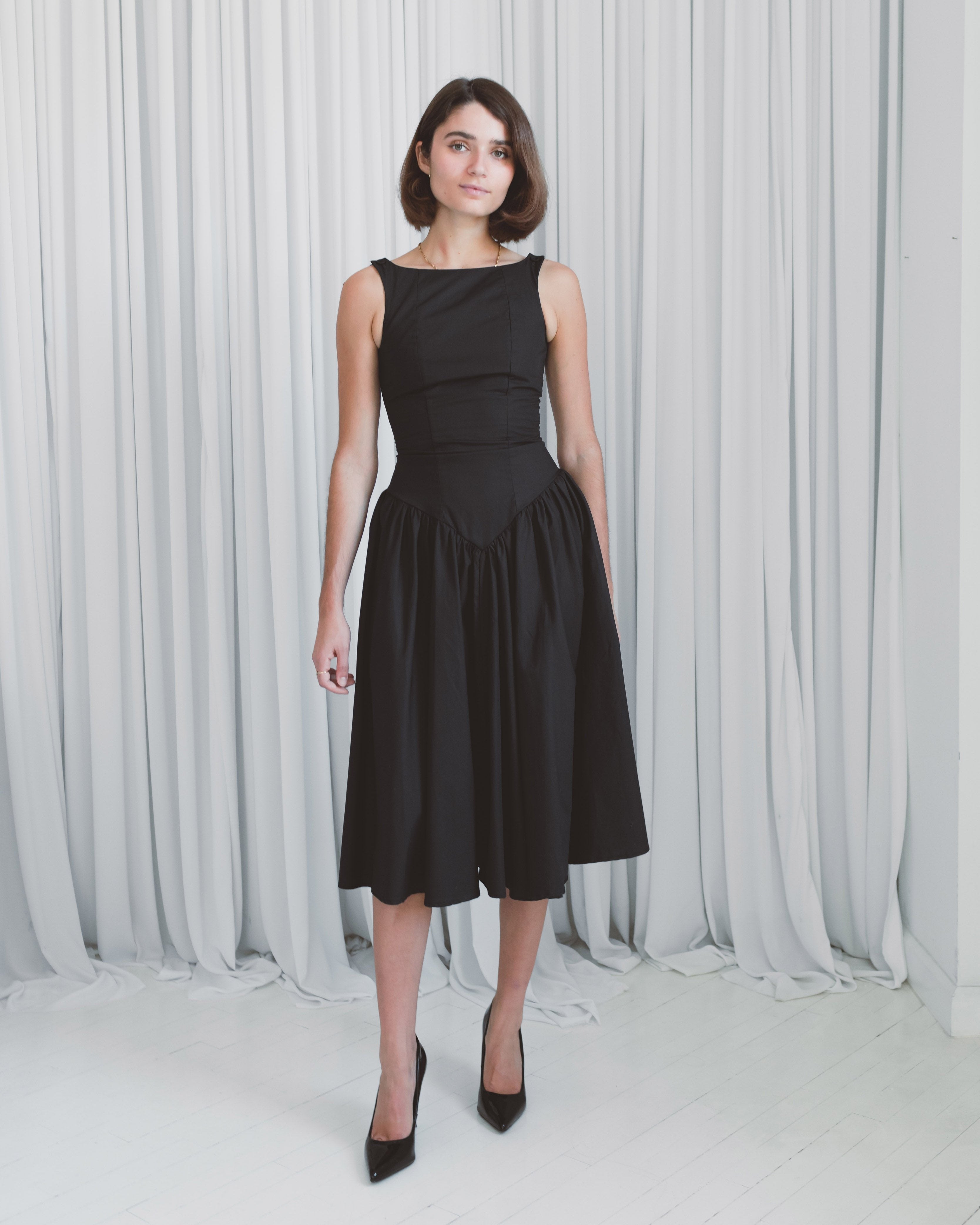 Perennial Drop Waist Midi Dress